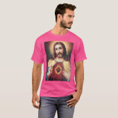 Het heilige hart van Jezus T-shirt (Voorkant volledig)