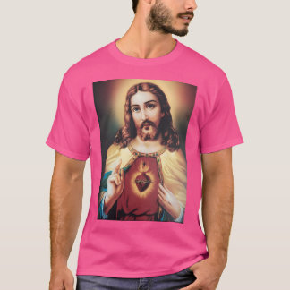 Het heilige hart van Jezus T-shirt