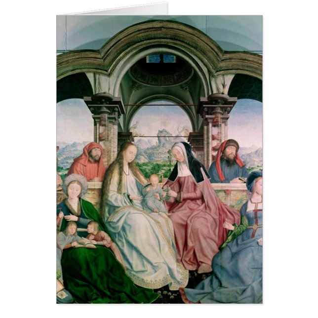 Het Heilige Kinship, of het Altarstuk van St. (Voorkant)