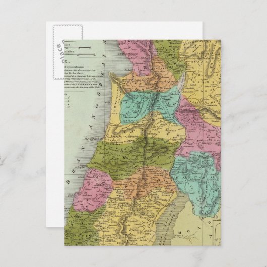 het Heilige Land Palestina Briefkaart (Voorkant / Achterkant)