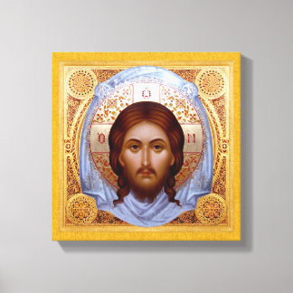 HET HEILIGE MANDYLION-Icoon op stretched canvas Afdruk
