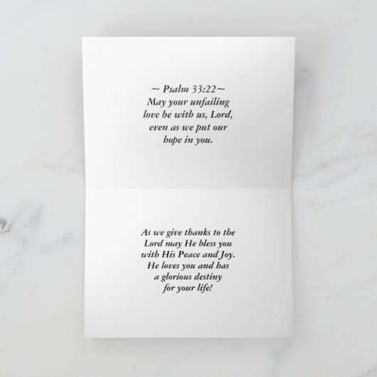 Het Heilige Schrift van de Thanksgiving geeft Kaart (Binnen)