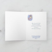 Het Heilige Schrift van de Vogel van de Winter van Feestdagen Kaart (Binnen)