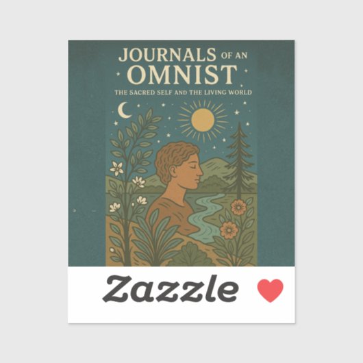 Het Heilige Zelf en de Levende Wereld Sticker (Vel)