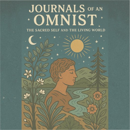 Het Heilige Zelf en de Levende Wereld Sticker (Voorkant)