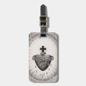 Het heiligste hart van Jezus Christus Bagagelabel (Voorkant verticaal)