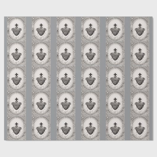 Het heiligste hart van Jezus Christus Cadeaupapier (Vlak)