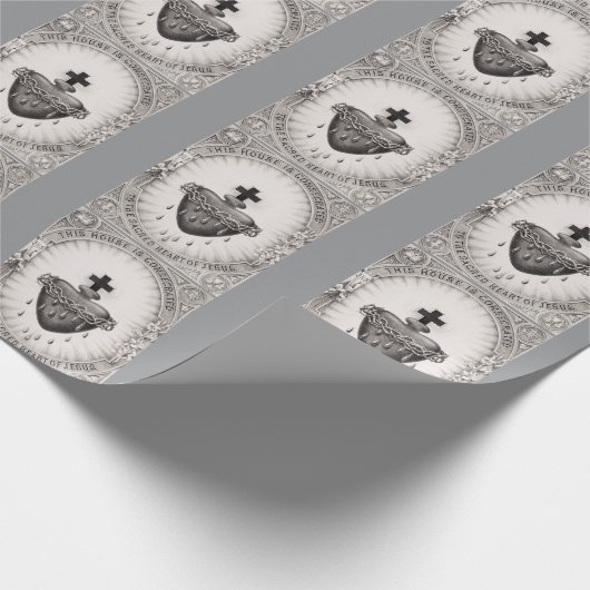 Het heiligste hart van Jezus Christus Cadeaupapier (Hoek)