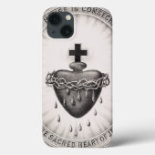 Het heiligste hart van Jezus Christus Case-Mate iPhone Case (Achterkant)