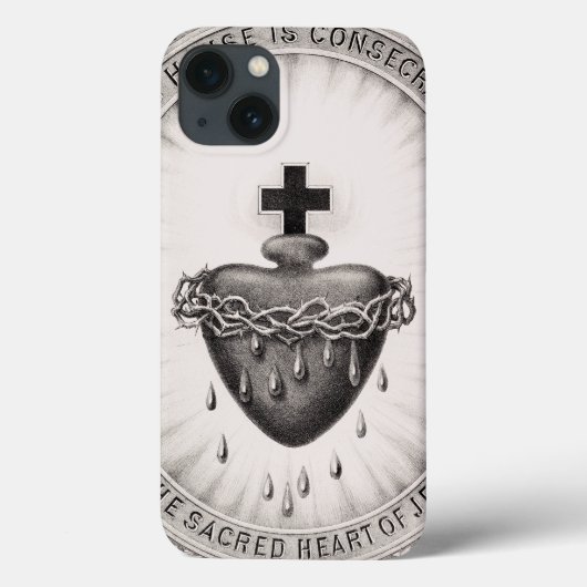 Het heiligste hart van Jezus Christus Case-Mate iPhone Case (Achterkant)