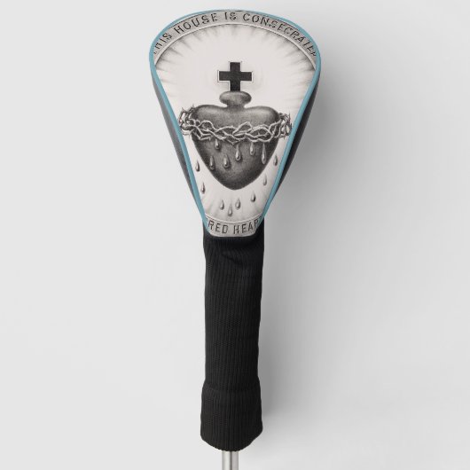 Het heiligste hart van Jezus Christus Golfheadcover (Voorkant)