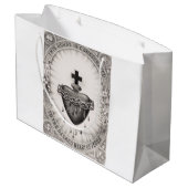Het heiligste hart van Jezus Christus Groot Cadeauzakje (Achterkant Gekanteld)