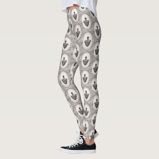 Het heiligste hart van Jezus Christus Leggings (Links)