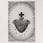 Het heiligste hart van Jezus Christus Legpuzzel (Verticaal)