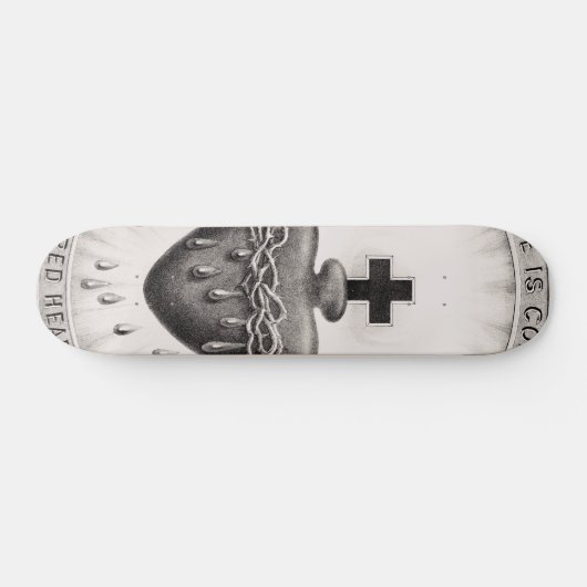 Het heiligste hart van Jezus Christus Persoonlijk Skateboard (Horizontaal)