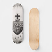 Het heiligste hart van Jezus Christus Persoonlijk Skateboard (Voorkant)