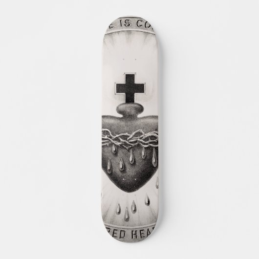 Het heiligste hart van Jezus Christus Persoonlijk Skateboard (Voorkant)
