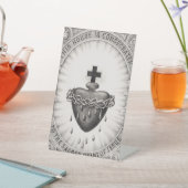 Het heiligste hart van Jezus Christus Reclamebord Met Voetstuk (Insitu)