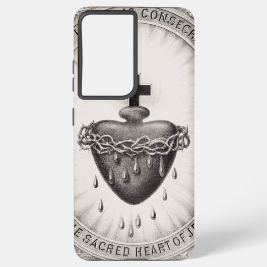Het heiligste hart van Jezus Christus Samsung Galaxy Hoesje (Achterkant)