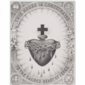 Het heiligste hart van Jezus Christus Sticker (Voorkant)