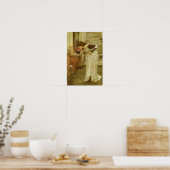 Het Heiligtum van John William Waterhouse Poster (Keuken)