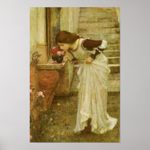 Het Heiligtum van John William Waterhouse Poster