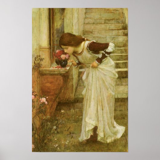 Het Heiligtum van John William Waterhouse Poster (Voorkant)