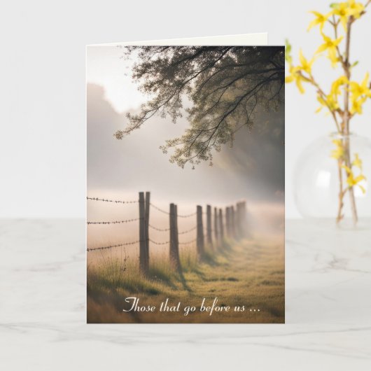 het hek van het land in de meeste sympathie kaart (Gele Bloem)