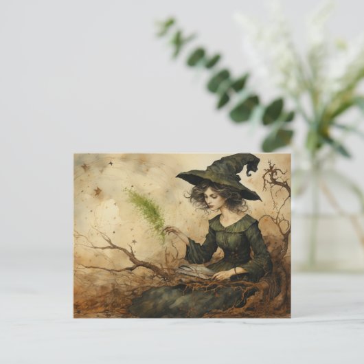 Het heks Briefkaart (Staand voorkant)