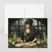 Het heks Briefkaart (Voorkant / Achterkant)