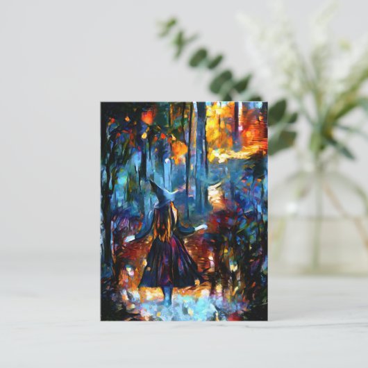 Het heks Briefkaart (Staand voorkant)