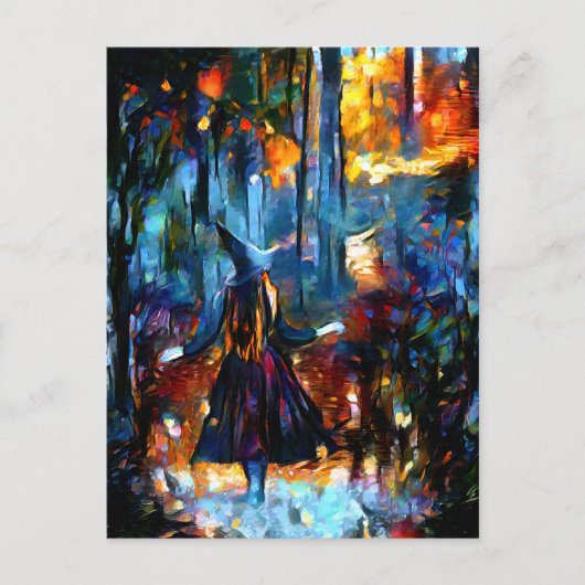 Het heks Briefkaart (Voorkant)