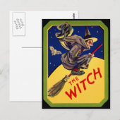 Het heks Briefkaart (Voorkant / Achterkant)