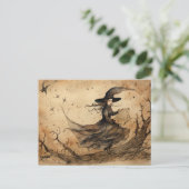 Het heks Briefkaart (Staand voorkant)
