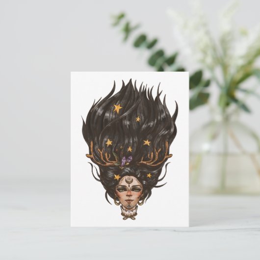 Het heks Briefkaart (Staand voorkant)