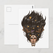 Het heks Briefkaart (Voorkant / Achterkant)