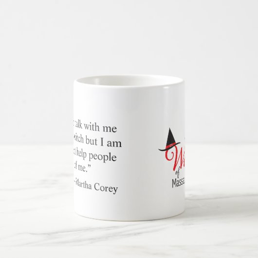 Het heksenproces van Martha Corey citeert: praten Koffiemok (Center)