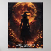Het Heksenuur Halloween Poster (Voorkant)