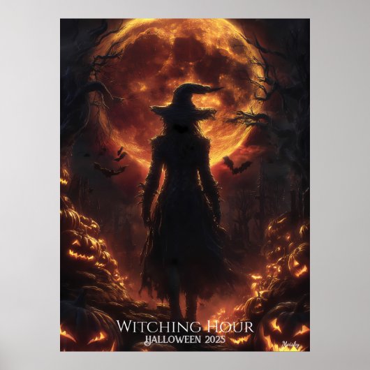 Het Heksenuur Halloween Poster (Voorkant)