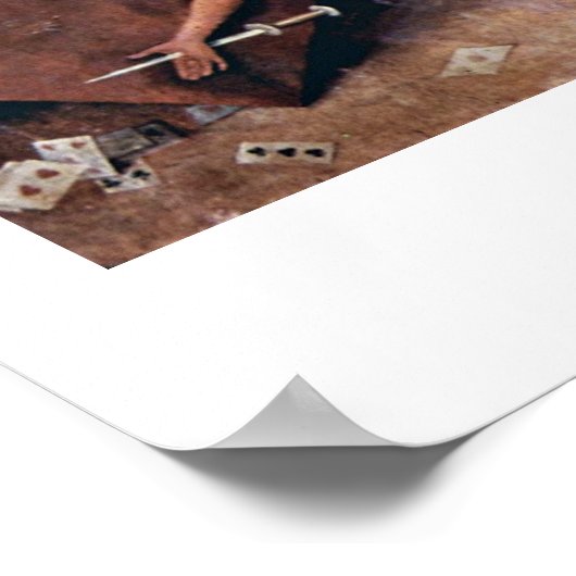 Het hel detail van Hieronymus Bosch Poster (Hoek)