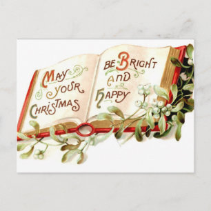 Het heldere en Gelukkige Briefkaart van Kerstmis