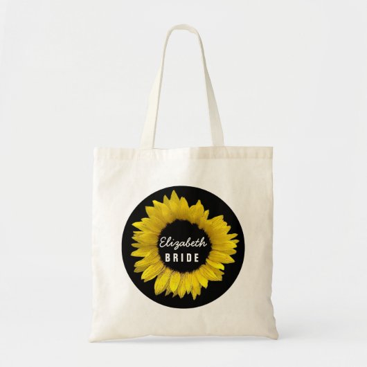 Het heldere en Vrolijke Gele Huwelijk van de Tote Bag (Voorkant)