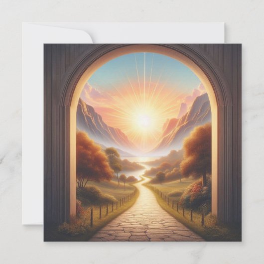 Het heldere pad (spreekwoorden 4:18 ESV) Kaart (Voorkant)