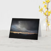 Het heldere Wenskaart van het Storm van de Engel Kaart (Gele Bloem)