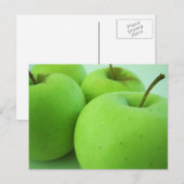 Het heldergroene Briefkaart van Appelen (Voorkant / Achterkant)