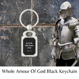 Het hele Amour of God Black Sleutelhanger
