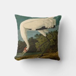 Het hele Crane Audubon-vogelschilderen Kussen