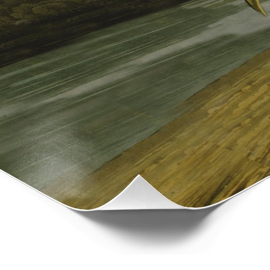 Het hele Crane Audubon-vogelschilderen Poster (Hoek)