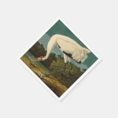 Het hele Crane Audubon-vogelschilderen Servet (Hoek)