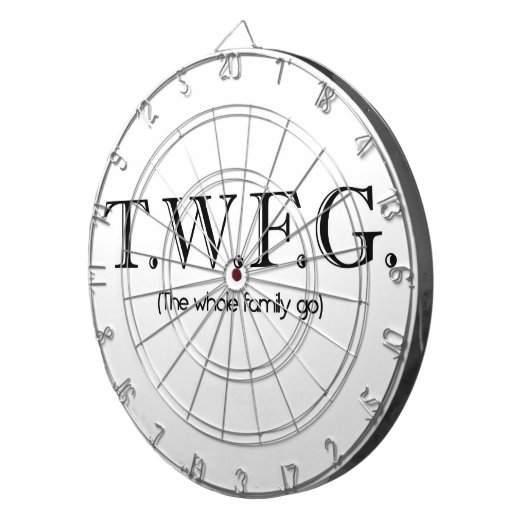 Het hele gezin gaat naar Dartboard Dartbord (Voorkant Rechts)